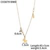 CARLIDANA French Design Stainless Steel Gold Plated U Pearl Bow Flower Earrings for Women's Fashion High Quality Luxury Jewelry