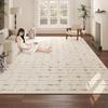 Cream Style Rugs for Bedroom Large Area Living Room Decoration Plush Carpet Thick Plush Cloakroom Floor Mat Home Fluffy Soft Rug