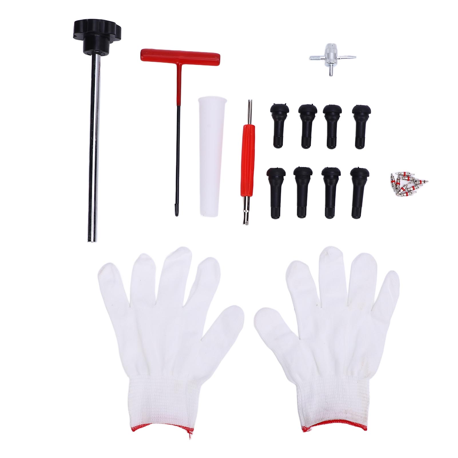 

24PCS Tire Valve Change Tool Quick Change Tire Valve Repair Install Tool for Replacing Leaky Valves
