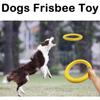 Dog Fitness Ring, Dog Bite Ring,Interactive Tug of War Training Ring  ,29cm(Yellow,Large)