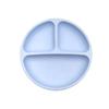 Silicone Divided Kitchen Dining Storage Plate Infant Dinnerware Toddlers Adults Washable Reusable Eating Training Dish