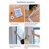 Home Easy-to-Install Windproof Thermal Film, Winter Sealing Window Draft Stopper Leak-Proof Curtain, High Transparency Thickened Plastic Sheet