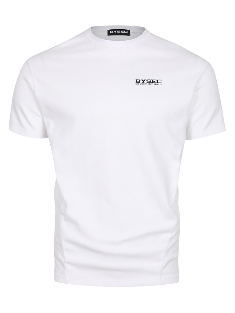 BYSEC Premium Double-Sided Heavy Muscler Muscle Fit Short Sleeve T-Shirt_2 Colors