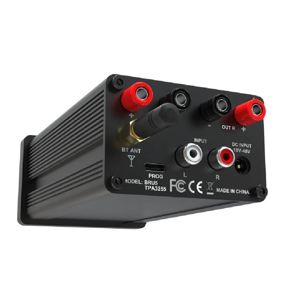 300W+300W TPA3255 High Power Amplifier Stereo PC UI DSP Amplifier Desktop Class D BRU5