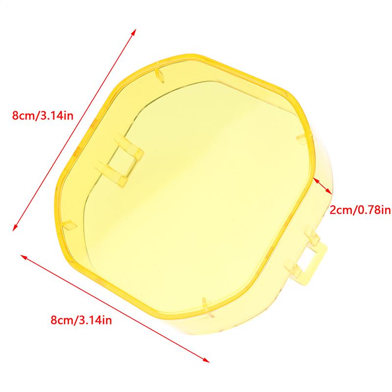 

Светодиодный рабочий фонарь, кубический чехол, пылезащитный желтый черный защитный чехол для линз 40 Вт, противотуманная фара для вождения жёлтый