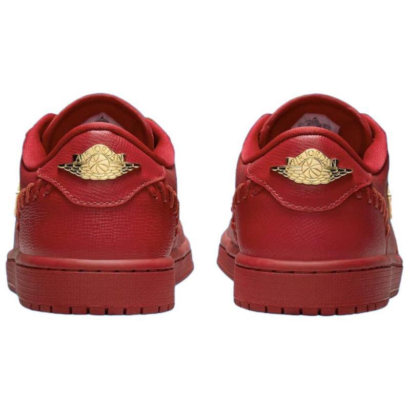 Jordan 1 Low Method Of Make Gym Red Metallic Gold Women's Jordan FN5032-607 Jordan FN5032-607