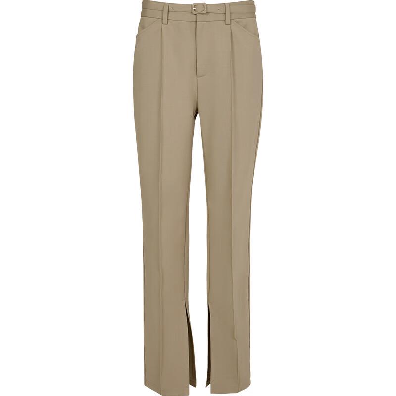 LESS Retro Slit Tapered Casual Long Pants