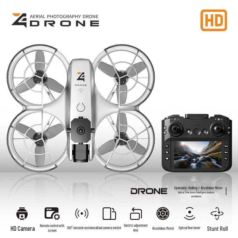 Z4 Large Screen Brushless FPV Drone with HD Camera, Optical Flow Hover, and Remote Control.