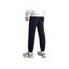 Anta Solid Color Printed Letter Fleece Loose Warm Sports Pants Men Bottoms Black 152247308-1