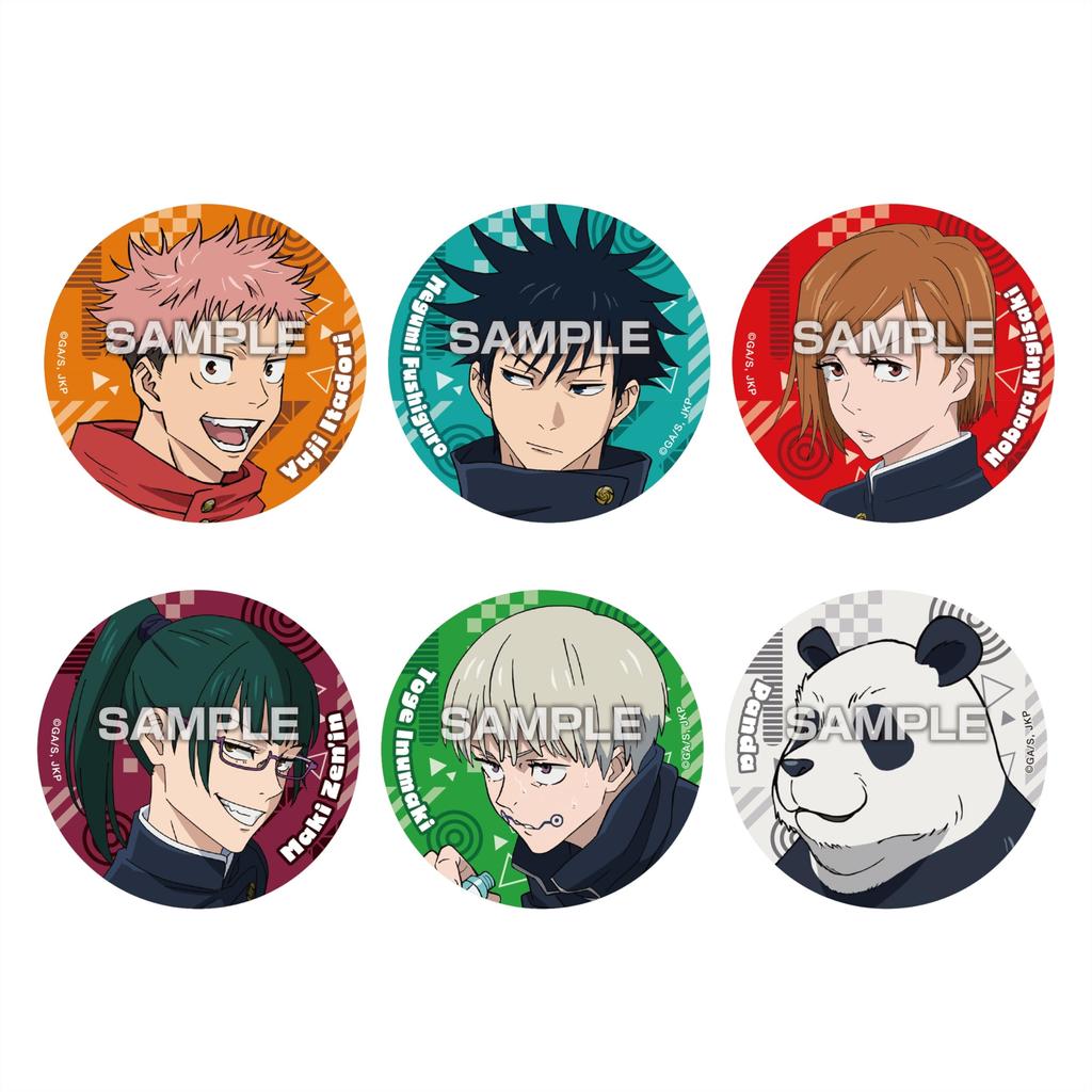 TV Anime "Jujutsu Kaisen" Badge Collection Gum 10-Piece Box (Candy Toy)