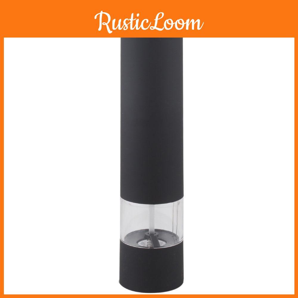 Elektrický mlýnek na sůl, koření, bylinky, pepř, kuchyňský gurmánský se světlem