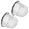 2 Pcs Stainless Steel Tea Filter Infuser Strainer Mesh Insert For Kettle Replaceable Tea Strainers Kitchen Dining Bar Teapot