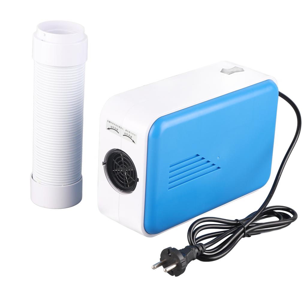 Multifunctional 600W Clothes Dryer Household Small Portable Electric Shoes Clothes Dryer Blue EU
