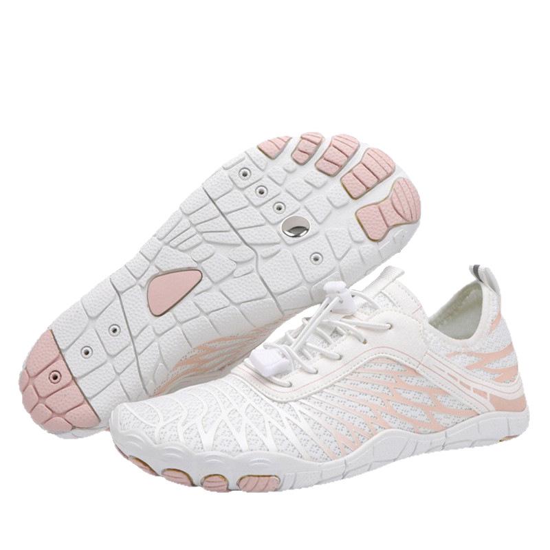 Men's Anti-Static Breathable Water Shoes with Studs, Women's Copper-Studded Beach Shoes, Hiking Shoes with Customizable Copper Studs