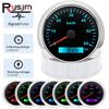 Ized Waterproof Marine Boat Car 85mm Speedometer 0~60kmh Pulse Signal Speed Gauge Meter With 7 Colors Backlight 12V/24V