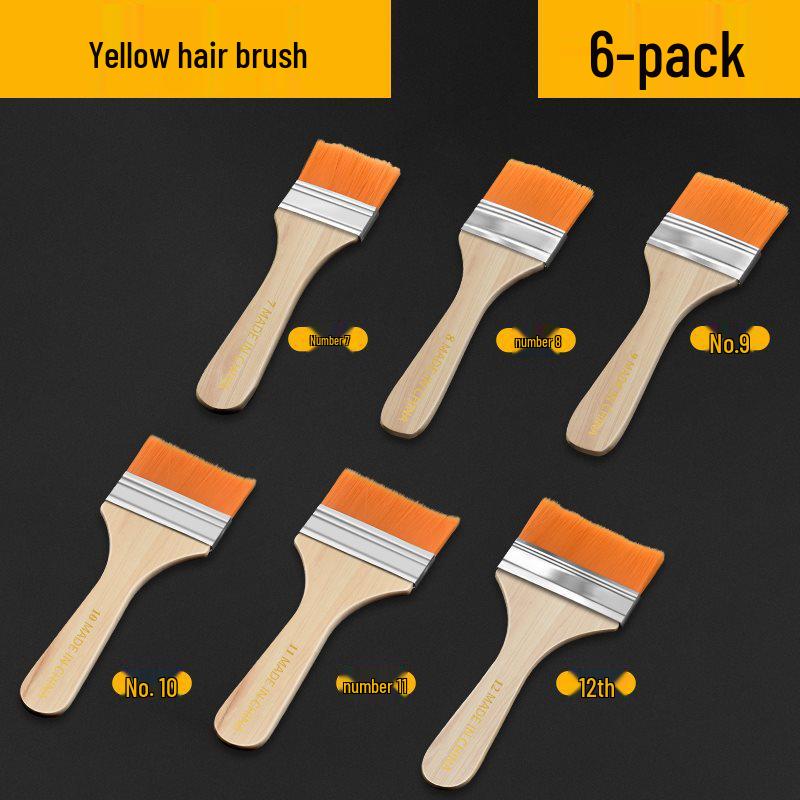 Soft Nylon Bristle Industrial Cleaning and Dusting Brush - No Trace, Wool, and Latex Paint Brush
