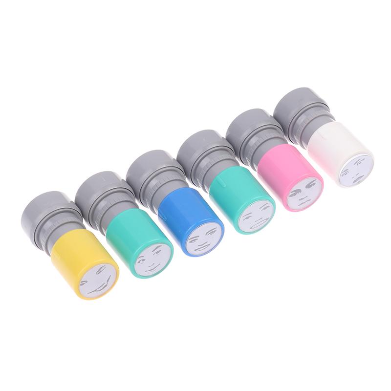 Personagens de Desenho Animado Divertidos Expressões Selo Positivo Tipo Prensa Carimbos de Planejador Kpop Anime Ação Carimbo de Tinta Presente para Fãs