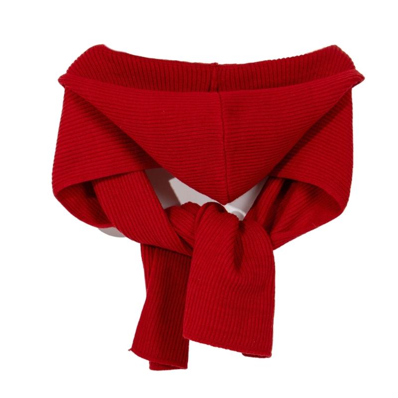 Fashionable Solid Color Shawl Wrap Soft Knitted Scarf Hat for Various Outfit Office Decorative Shoulder Wrap Neckpieces