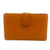 M6324H Epi Epi Portomonet Bie-Vienova Bifold Wallet Orange Epi Women Used