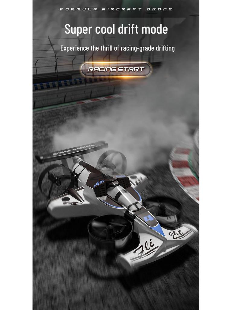 Dual-Use Remote Control Drift Car & Stunt Airplane Toy, Long Battery Life, Fixed-Height Drone Helicopter