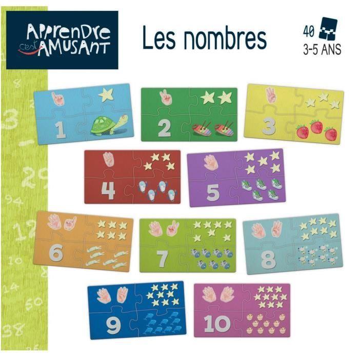 Educational Game - ACA - Numbers - Learning Numbers - 6 Puzzles - From 3 Years Old