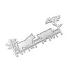 Farm Animal Die Cuts Metal Cutting Dies Embossing Template Easter Supplies for Girl Kid DIY Scrapbooking Craft Gift Card