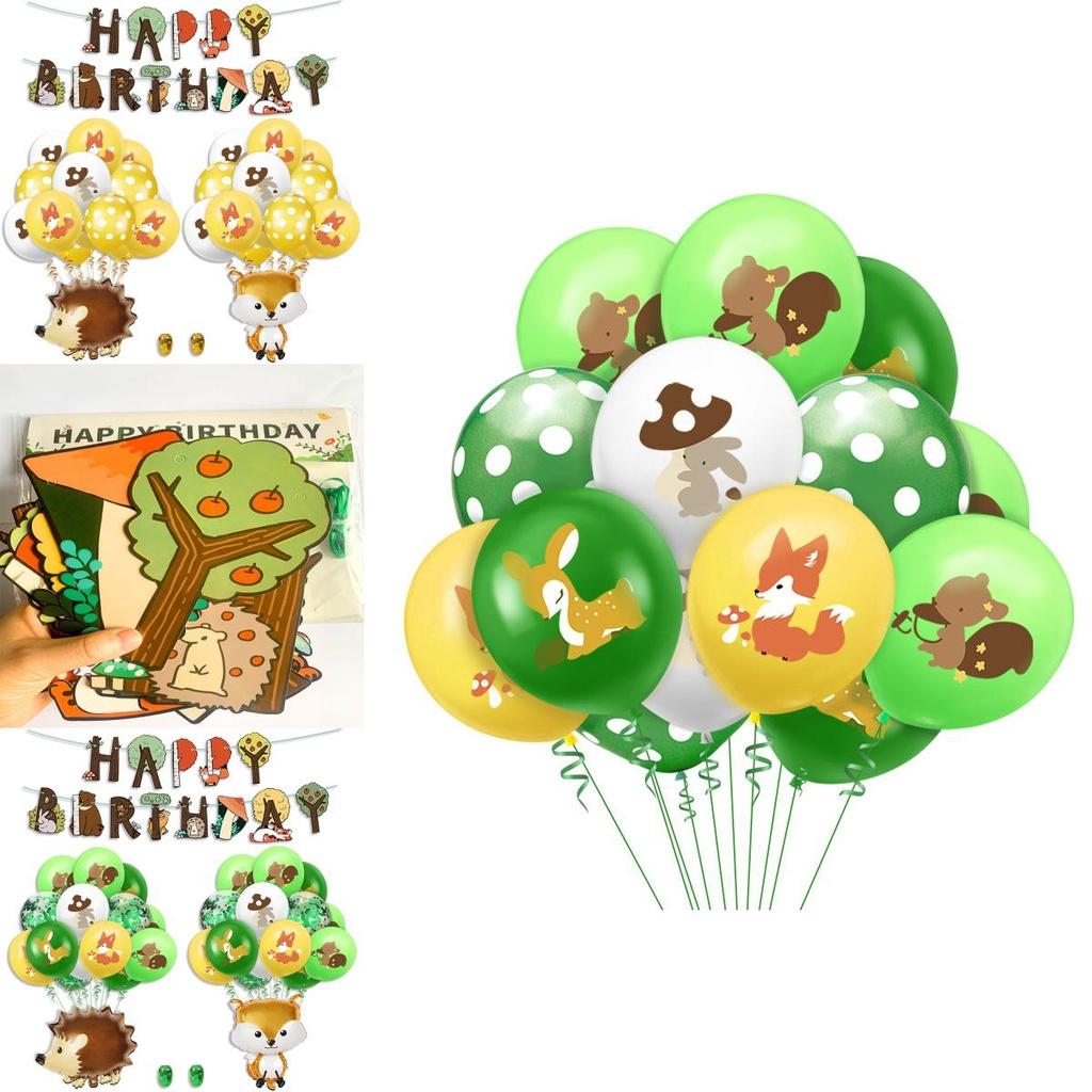 Safari Themenparty Dekorationen mit 23/25 Stück Dschungeltierballons für lebhafte Feiern