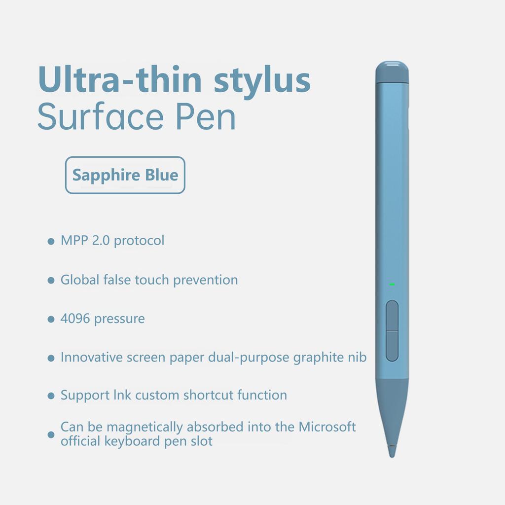 New Color Microsoft Surface Pro 8/9/X/10/11 Bluetooth Magnetic Keyboard with Pen Slot,Touchpad and 7-color Backlit Keyboard