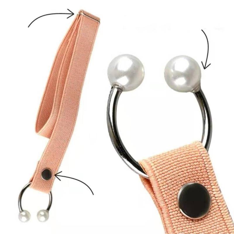 1 Pair High Elastic Shoe Straps Hold Loose High Heels Shoes Band Anti-loose for Girls Women Shoes Belts Solid Color Shoelaces