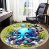 1 Stück Oktopus-Dekor Stuhl Teppich für Büro, Weiche Flanell Decke, Perfekt für Büro, Feiertagsparty Dekoration Wahl yy251113004