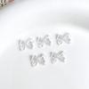 Nail Art Bowknot Accessories New 3D Versatile Fairy Style Ice Transparent Pearl Bowknot Nail Decorations