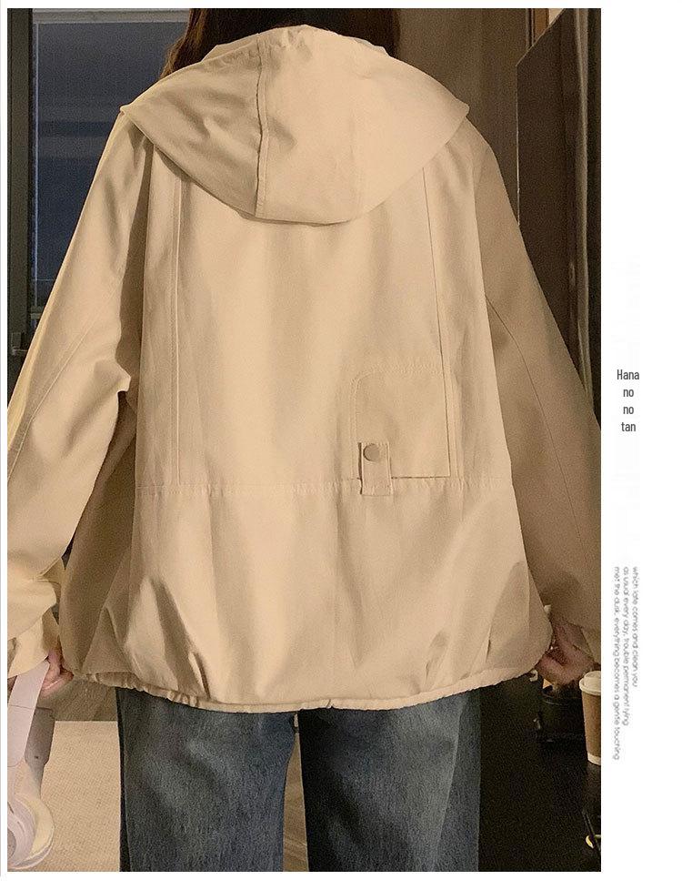 Off-White Hooded Loose Fit Windbreaker Jacket