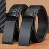 Men's Leather Belt with Automatic Clasp