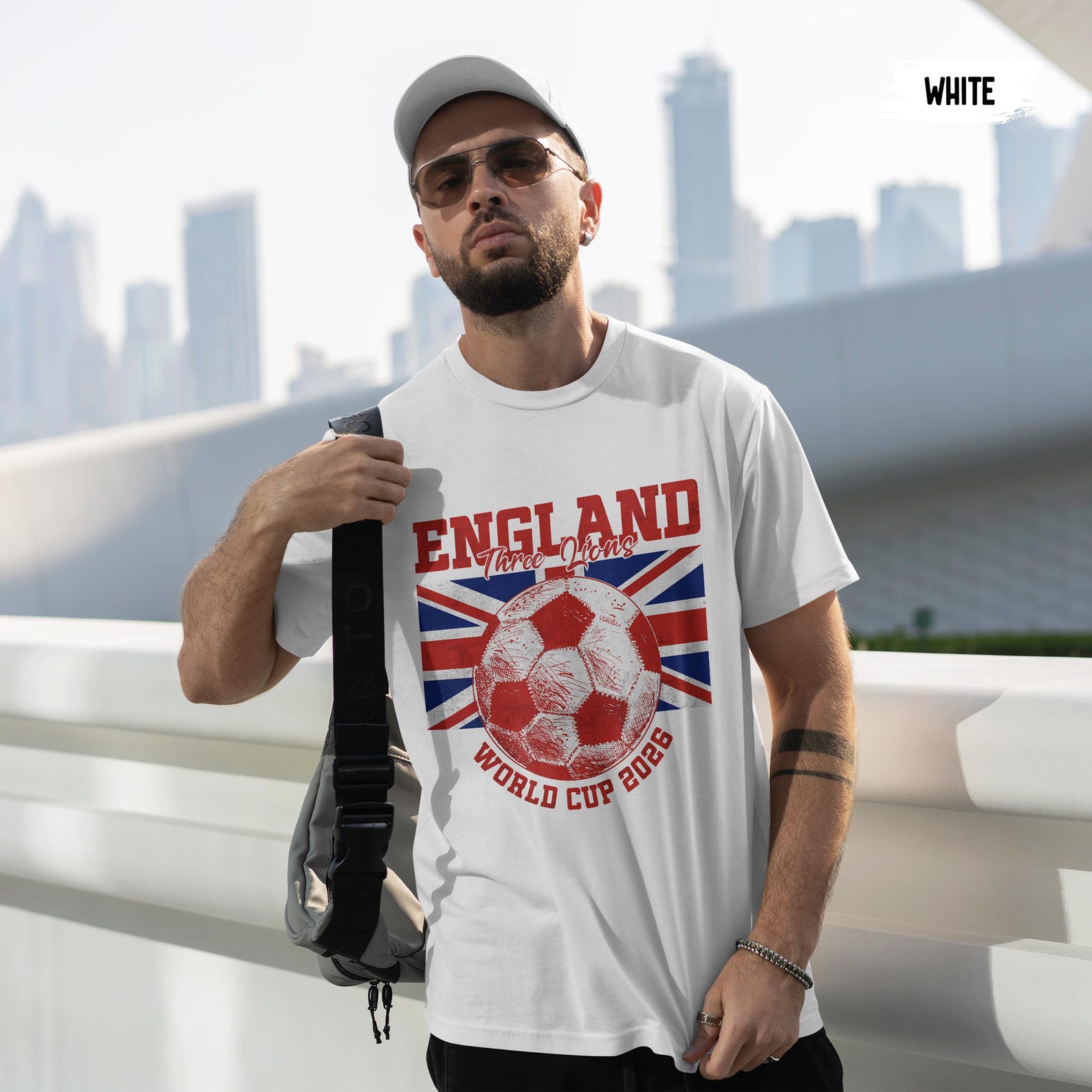 England Three Lions Shirt, England Soccer Tee, Vintage England Football Shirt, World Cup 2026 England Fan Tee, Gildan 5000 Graphic Shirt M