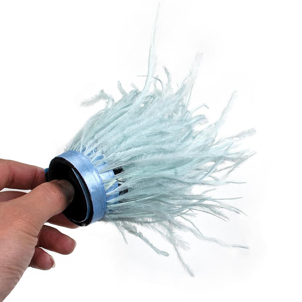 New Fairy Feather Ring Bracelet Ostrich Feather Feather Wrist Flower Ornaments Toys Stage Performance Tools