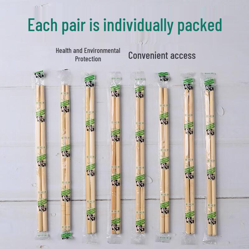 Tongyuan bambusowe pałeczki do jedzenia w indywidualnych opakowaniach