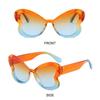 Stylish Candy Color Butterfly Sunglasses Gradient Colorful Women's Cat Eye Sun Glasses UV400 Ladies Party Eyewear
