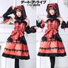Date A Anime Live Tokisaki Kurumi Cosplaycostume Lolita Dress Girl Halloweensuit