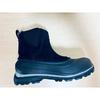 Used Sorel Buxton Pull-on NM2738 Snow Boots Black 26cm