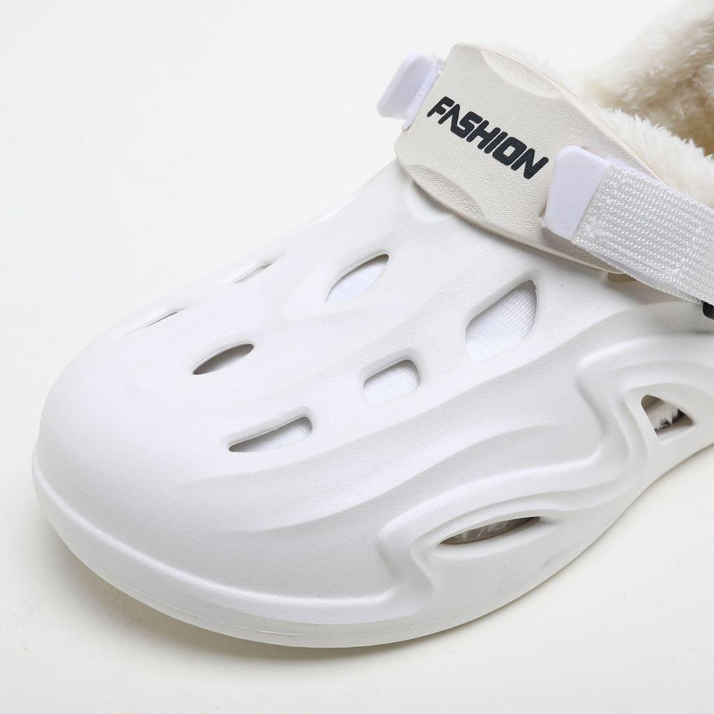 New EVA Non-Slip Lightweight Velvet Cotton Shoes for Men & Women - All-Season Outdoor Wear