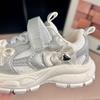 2026 Girls' Shiny Velcro Sneakers: Soft Sole, Princess Style with Rhinestones.