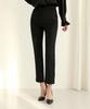 Ppaeppae Wrinkle-Free Simple Straight Slacks With Back Elastic Waist