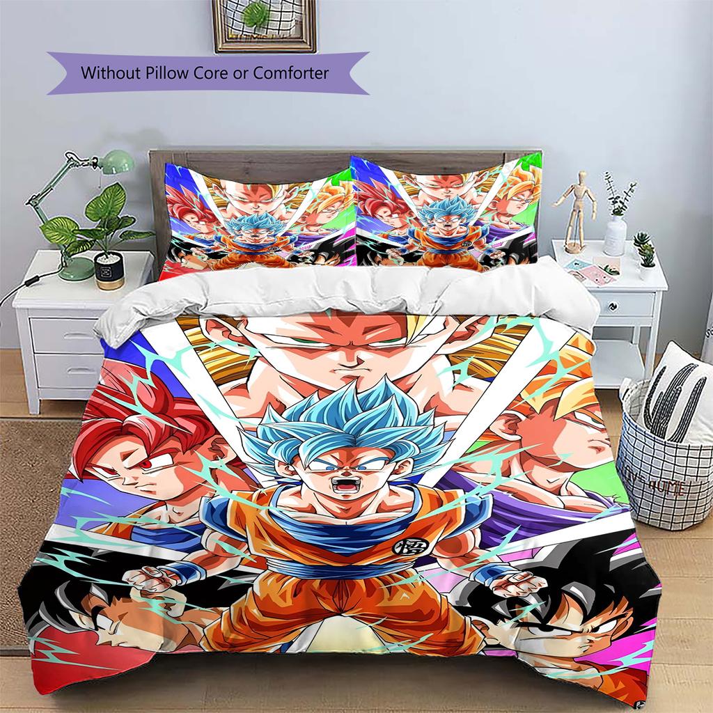 Set Copripiumino Trapuntato con Fantasia Cartone Animato Federa Decorazione per la Casa Regalo di Compleanno (1 * copripiumino + 2 * federa, senza nucleo)