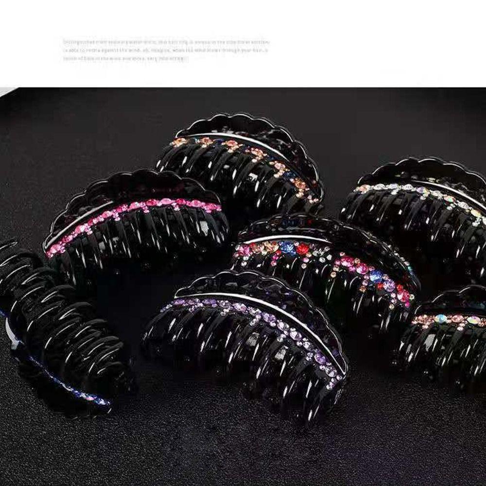 Fixing Ladies Hair Crystal Hair Clip Big Hairpin New Hair Accessories  Women Girls