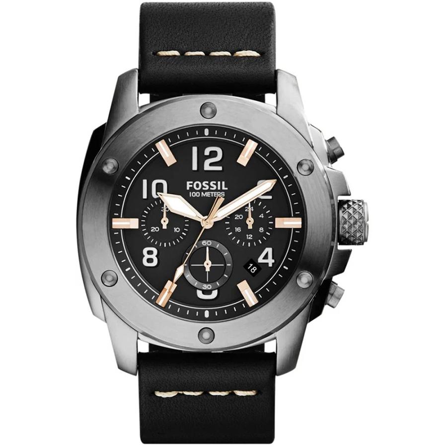 

Мужские кварцевые часы с тремя стрелками, кожаный ремешок, корпус из нержавеющей стали/устойчивое к царапинам стекло FS4928