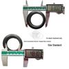 Anti-Film Sealing Ring & Clamp: Copolymer Rubber Gasket for DN40 Water Inlet/Outlet