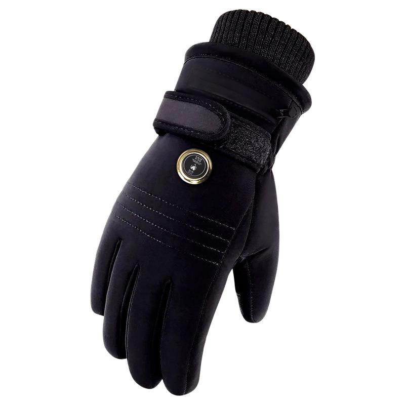 Smart Heated Winter Gloves: Windproof Electric Motorcycle Riding Gloves for Men & Women