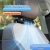 2026 Creative Dual-Turbine Leafless Car Seat Cooling Fan with USB Charging