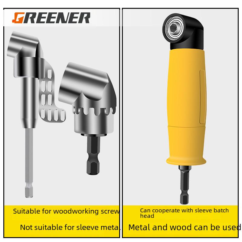 Green Forest 90° Electric Corner Drill & Multi-Function Screwdriver