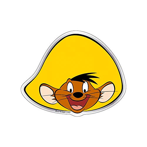 

Эмблемы болельщиков Speedy Gonzales Car Decal - Автомобильный куполообразный классический логотип Looney Tunes